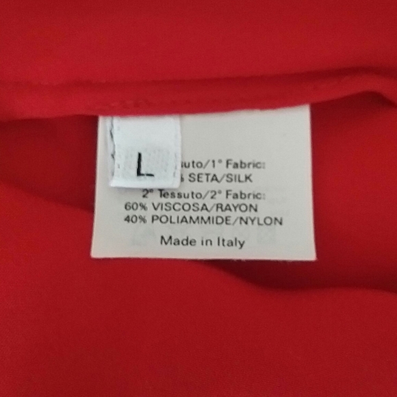 YSL - vintage silk lace velvet logo top - Picture 4 of 5